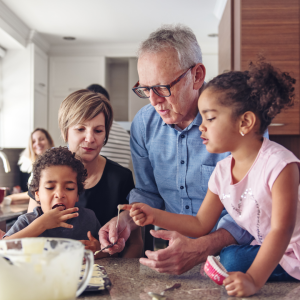 Legacy 1 Grandparents passing on the Legacy of baking to their grandchildren